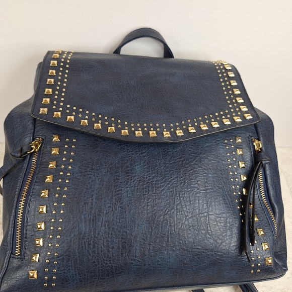 SAM & HADLEY NAVY BLUE BACKPACK - Picture 9 of 12